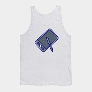 Drawing Pen Tablet Tank Top